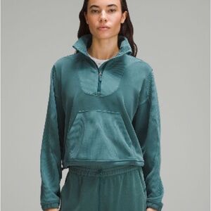 Lululemon Brushed Softstreme Ribbed Half Zip